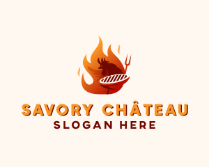 Chicken Grill Restaurant logo design