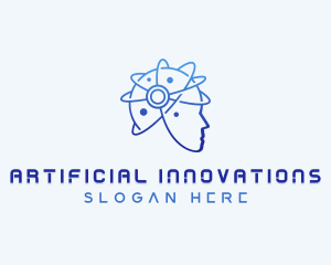 Cyber Artificial Intelligence logo design