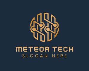 Digital Tech Circuit logo design