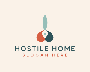 Home Paintbrush Renovation logo design