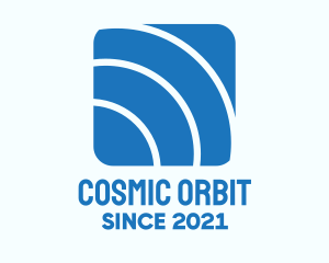 Blue Orbit Application logo design