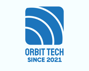 Blue Orbit Application logo design