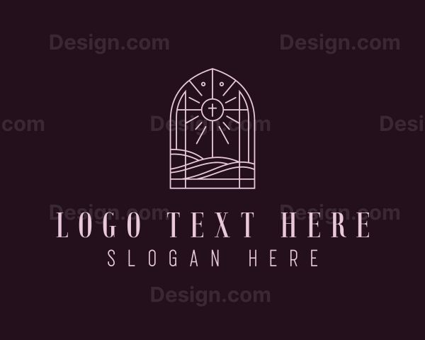 Religious Christian Cross Logo