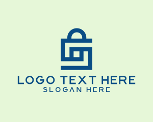 Shopping Bag Letter S  Logo