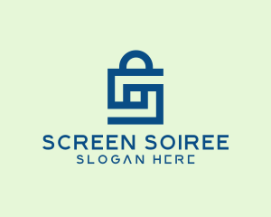 Shopping Bag Letter S  logo design