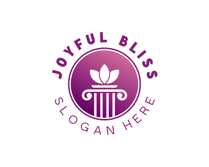 Beauty Pillar Lotus  logo design