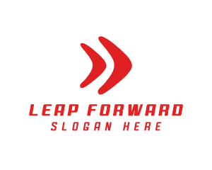 Forward Arrow Business logo design