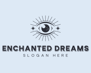 Boho Mystical Eye logo design