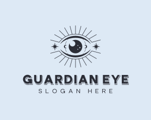 Boho Mystical Eye logo design