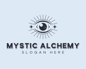 Boho Mystical Eye logo design