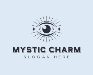 Boho Mystical Eye logo design