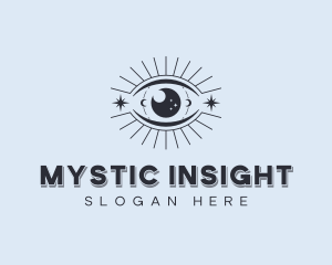 Boho Mystical Eye logo design