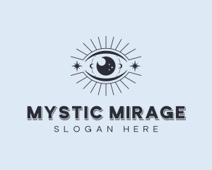 Boho Mystical Eye logo design