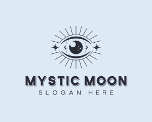 Boho Mystical Eye logo design