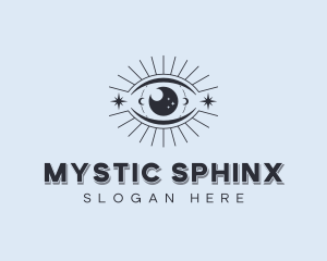 Boho Mystical Eye logo design