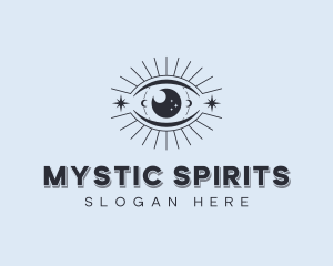 Boho Mystical Eye logo design