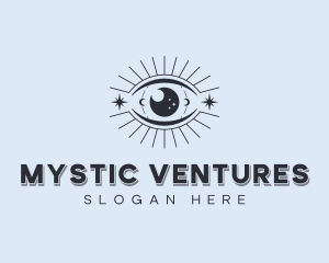 Boho Mystical Eye logo design