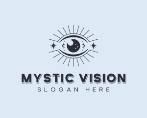 Boho Mystical Eye logo design