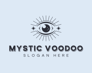 Boho Mystical Eye logo design