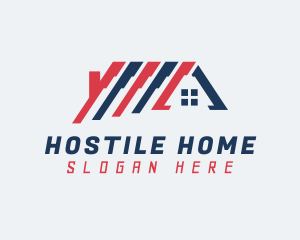 Home Roof Renovation logo design