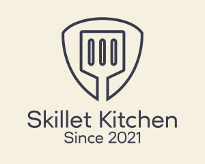 Minimalist Kitchen Turner logo design