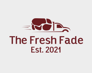 Pork Meat Delivery logo design