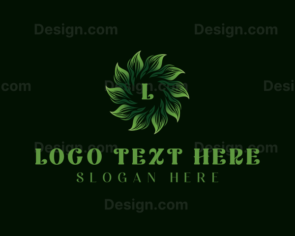 Vegan Organic Sustainable Logo