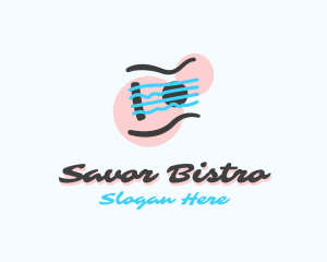 Bass String Guitar Logo