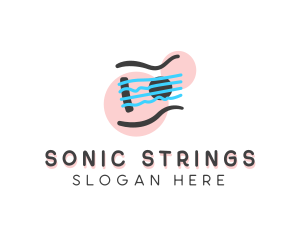 Bass String Guitar logo