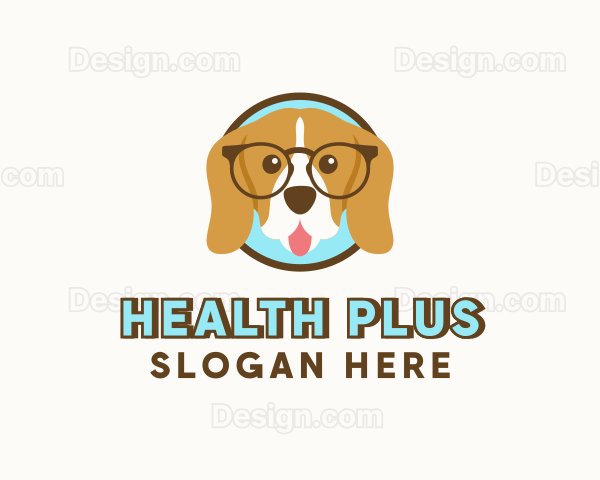 Nerd Dog Eyeglasses Logo