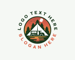 Camping Van Outdoor logo