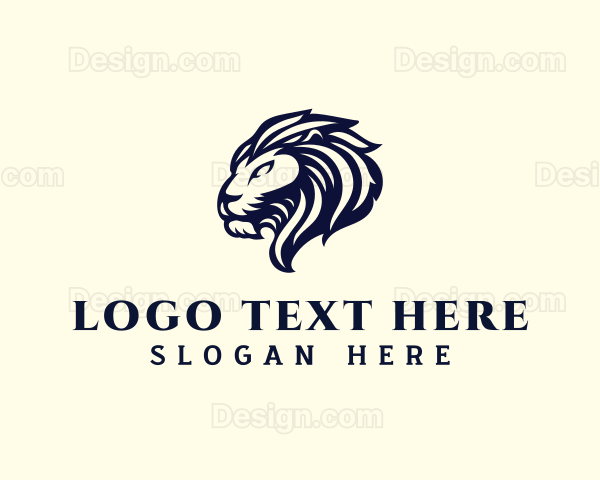 Luxury Lion Animal Logo