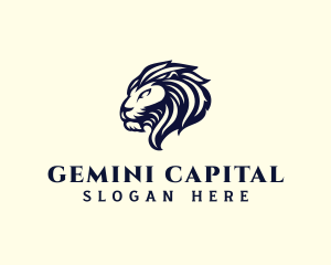 Luxury Lion Animal  logo design