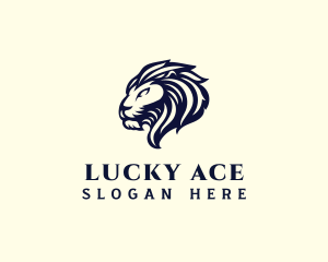 Luxury Lion Animal  logo design