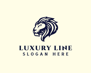 Luxury Lion Animal  logo design