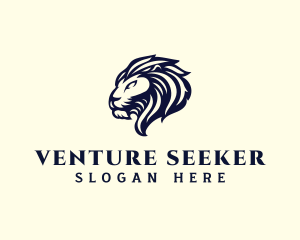 Luxury Lion Animal  logo design