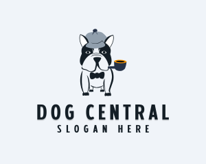 Detective Pet Bulldog  logo design