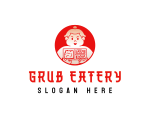 Sumo Bento Japanese logo design