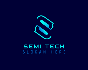 Generic Tech Letter S logo design