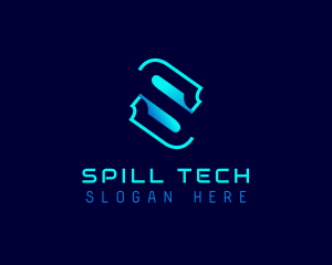 Generic Tech Letter S logo design