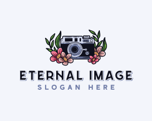 Camera Flower Photography logo design