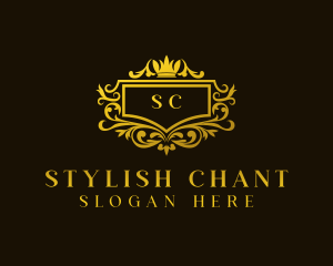 Stylish Royal Boutique logo design