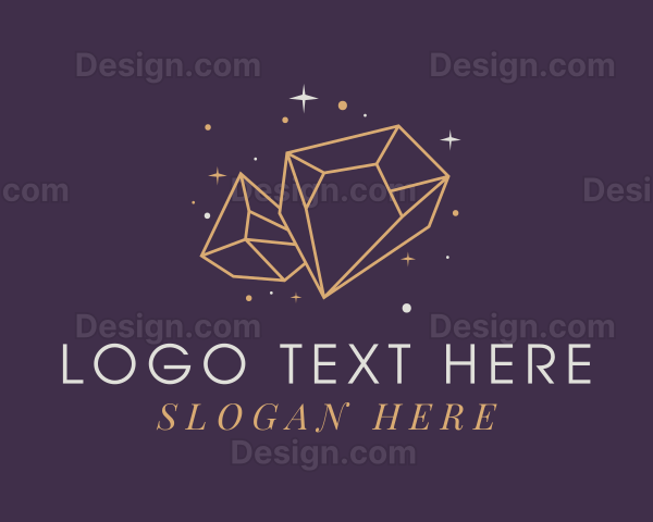 Shiny Diamond Jewel Logo