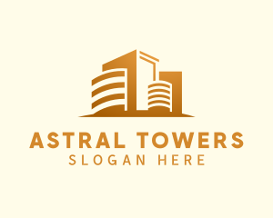 Skyscraper Building Contractor logo