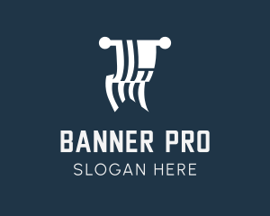 Patriotic American Banner logo design