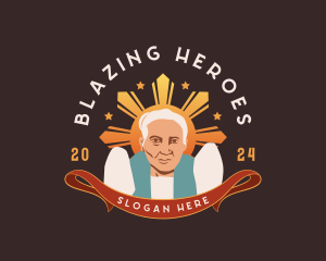 Philippine Woman Hero logo design