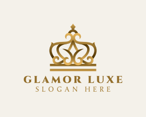 Deluxe Glamorous Crown  logo design