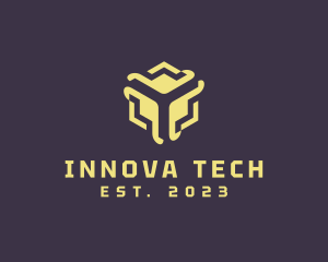 Cube Tech Networking logo design