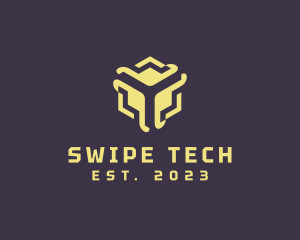 Cube Tech Networking logo design