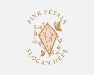 Butterfly Gemstone Jewelry logo design